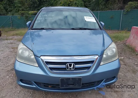 2005 Honda Odyssey Ex-L из США, поврежденный, VIN 5FNRL38755B022893